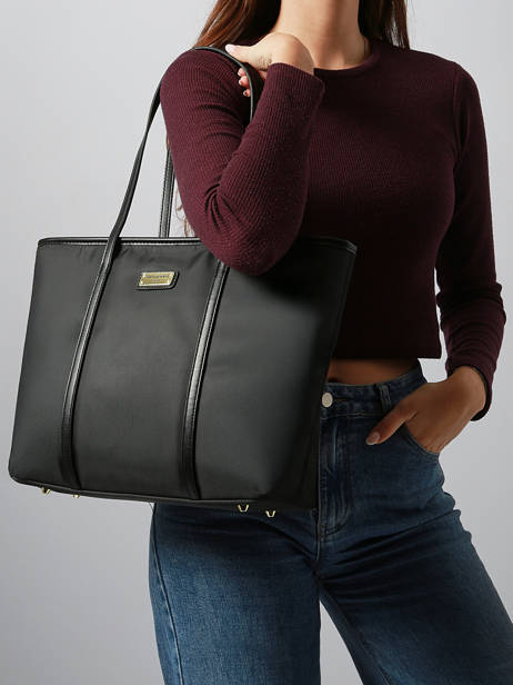 Schoudertas Jamie Nylon Ted lapidus Zwart jamie DU43501 ander zicht 1